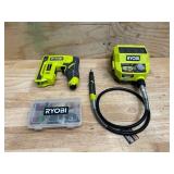 RYOBI cordless Stapler/nailer and 18V rotary tool Non-working (lot of 2)