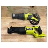 RYOBI Reciprocating Saws Non-working (lot of 2)