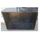 Black bookshelf