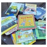 Stack of assorted kids books