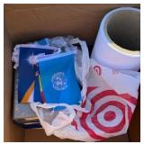 curriculum, art paper, and various flags