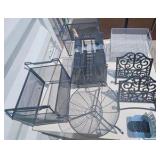 Magazine racks and file holders.