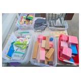 Mixed box of educational items