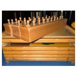 Montessori box and spacers