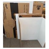 trifold boards, 12 various sizes