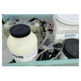 marine supplies and goggles