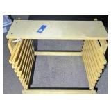 wooden rack no shelves