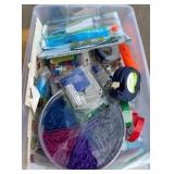 handwriting, sleeves folders, tax, staples, highlighters, clipboards, Dyno labels