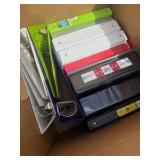 Box of Various Binders