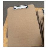 10 Binders and 29 Clipboards