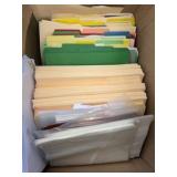 Box of File folders