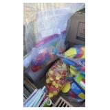 math foam, manipulative, and phonics books