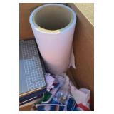 curriculum, art paper, and various flags