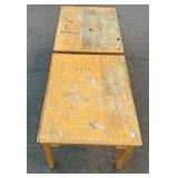 two small side tables