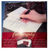 Flash cards, ink, cartridges, calligraphy set