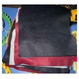 looms, ribbon, fabric, and yarn