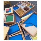 Montessori abacus shapes metric masses