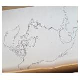 maps and art supplies case