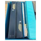 Science books and flashcards