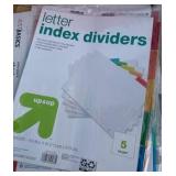 Envelopes, Poly Sash Jackets, Index Dividers, Manila Envelopes