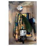 paints brushes, bells, heart doilies stencils