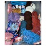 looms, ribbon, fabric, and yarn