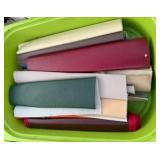 sewing supplies, zippers, twine, and ribbon