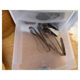 kitchen plate, utensils, and miscellaneous