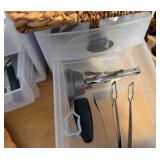 kitchen plate, utensils, and miscellaneous