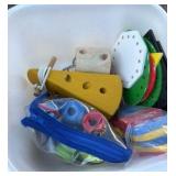 counting wood and string manipulative