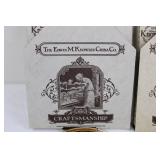 Edwin M. Knowles Craftsmanship Norman Rockwell Plates Pair - Dreaming in the Attic & Making Believe