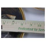 Edwin M. Knowles Craftsmanship Norman Rockwell Plates Pair - Dreaming in the Attic & Making Believe