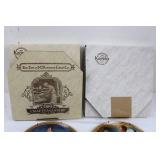 Knowles Craftsmanship Norman Rockwell Plates - Waiting on the Shore & Working in the Kitchen (Lot of 2)