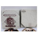 Knowles Norman Rockwell Rediscovered Women Plates - Confiding in the Den & Gossiping in the Alcove (Lot of 2)
