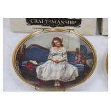 Norman Rockwell Plates - Waiting at the Dance & Reminiscing in the Quiet (Edwin M. Knowles China Co.)
