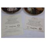 Norman Rockwell Plates - Waiting at the Dance & Reminiscing in the Quiet (Edwin M. Knowles China Co.)