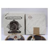 Norman Rockwell Plates - Waiting at the Dance & Reminiscing in the Quiet (Edwin M. Knowles China Co.)
