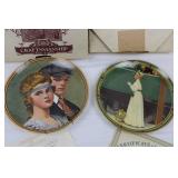 Knowles Norman Rockwell Plates - Meeting on the Path & A Mother