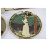 Knowles Norman Rockwell Plates - Meeting on the Path & A Mother