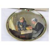 Norman Rockwell Craftsmanship Plates - 2-Piece Set: A Family