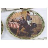 Norman Rockwell Craftsmanship Plates - 2-Piece Set: A Family