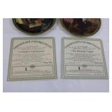 Norman Rockwell Craftsmanship Plates - 2-Piece Set: A Family