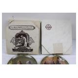 Norman Rockwell Craftsmanship Plates - 2-Piece Set: A Family