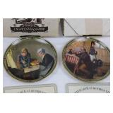 Norman Rockwell Craftsmanship Plates - 2-Piece Set: A Family