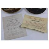 Norman Rockwell Plates - The Music Maker & Pondering on the Porch - Edwin M. Knowles China Co.