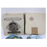 Knowles Craftsmanship Baltimore Oriole & Goldfinch Plates (2-Piece Set) with COA