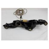 Black Panther Ceramic Lamp - Cat-Shaped Light with Cord & Switch 18.5" L