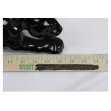 Black Panther Ceramic Lamp - Cat-Shaped Light with Cord & Switch 18.5" L