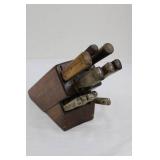 Old Homestead Lifetime Cutlery Stainless-Japan Knife Set in Wood Block