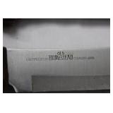 Old Homestead Lifetime Cutlery Stainless-Japan Knife Set in Wood Block